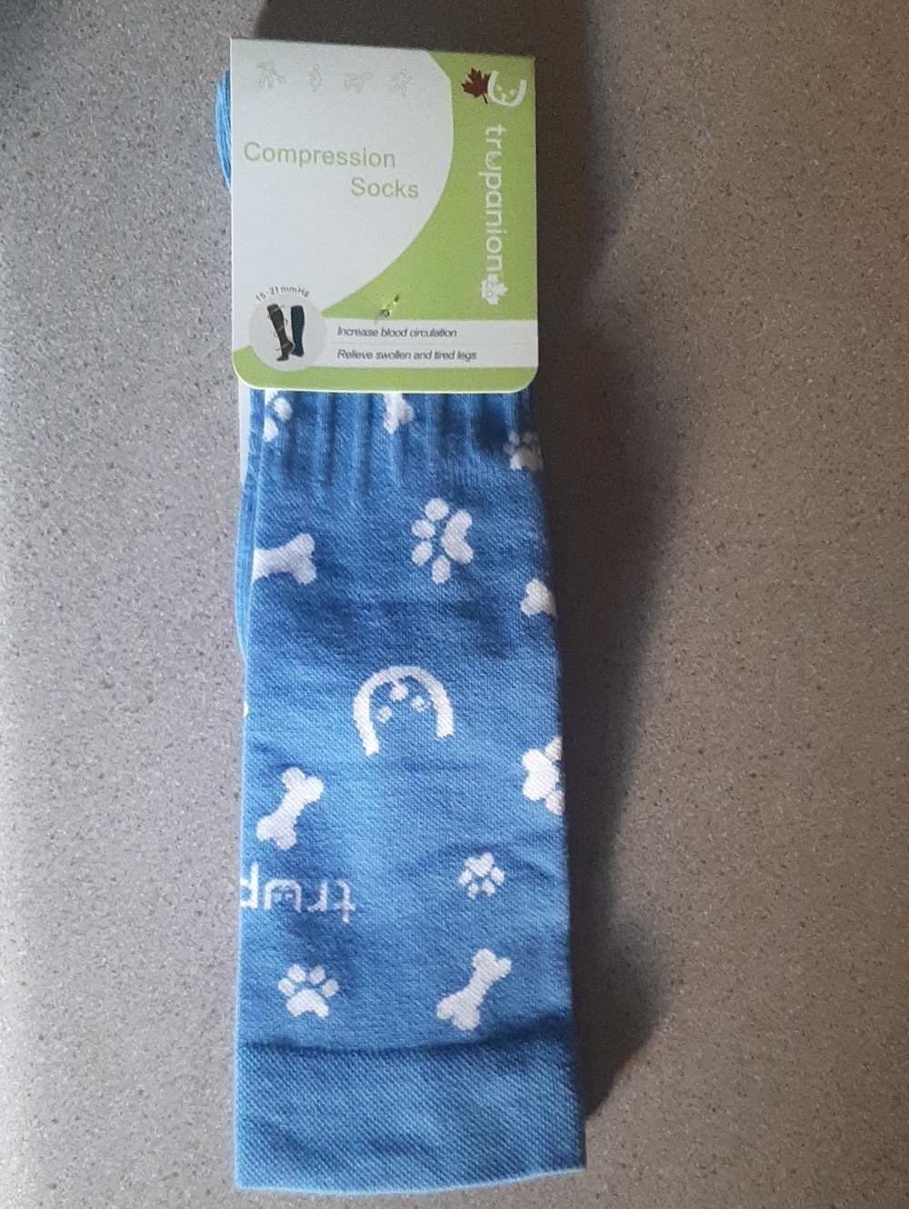 Trupanion Compression Socks 15-21mmHg One Size Fits All OEKO-TEX